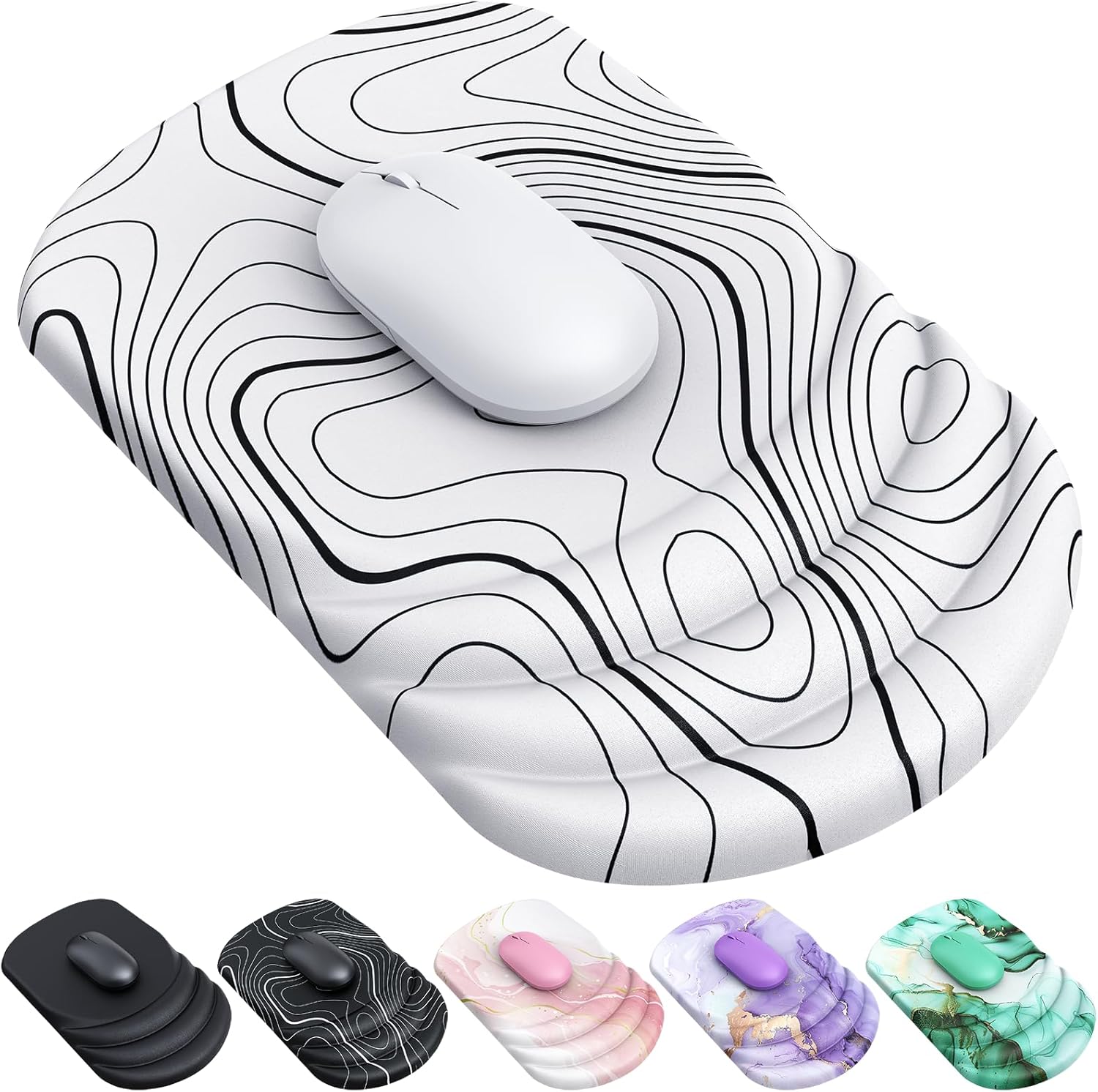 Ergonomic Memory Foam Mouse Pad: Comfort & Support