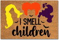 Funny Coir Doormat Smell Children Hocos Pocos Halloween Welcome Mat