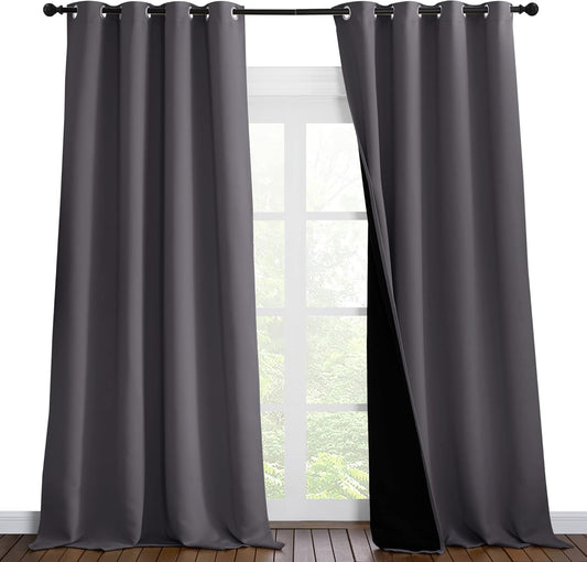 NICETOWN Total Shade Curtains for Full Light Shading Needs