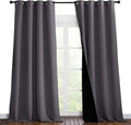 NICETOWN 100% Blackout Blinds Curtains for Sliding Door - Thermal