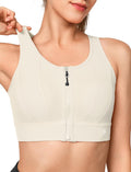 Yvette Front Closure Sports Bra for Women High Support Large Bust
