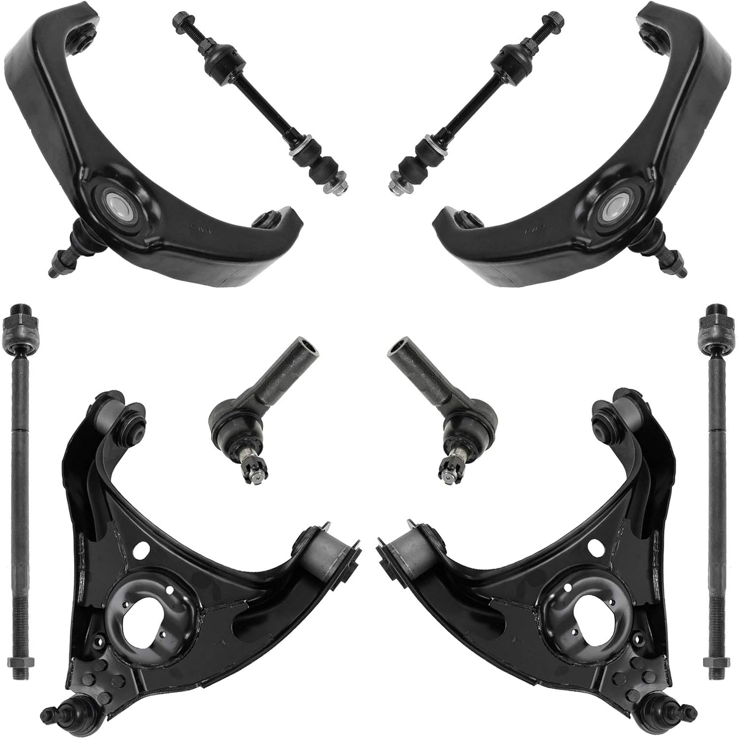 TRQ Front Steering & Suspension Kit for Dodge Ram 1500 2006-2007