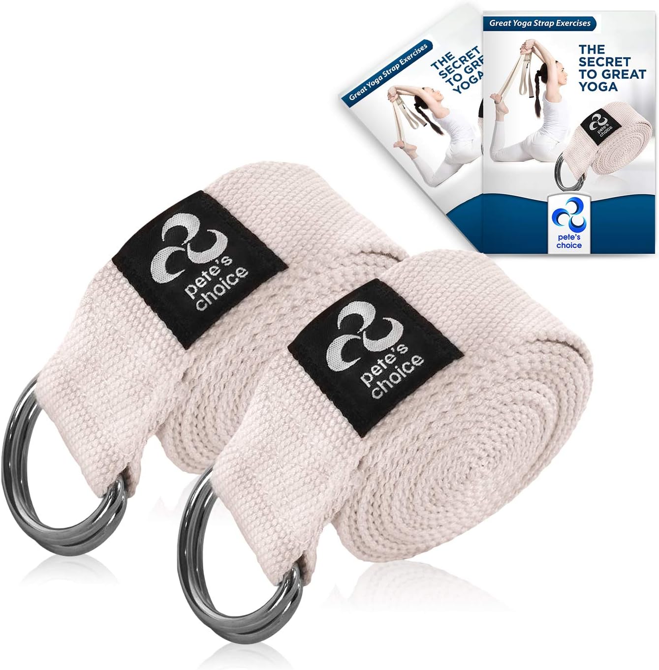Yoga Straps Set | Improve Flexibility & Balance | BONUS eBook