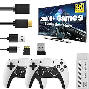 Wireless Retro Game Console with 20000+ Games and HDMI Output