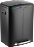 Marco Rectangular 10.6-Gallon Double Bucket Trash Can - Soft-Close