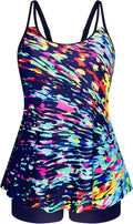 Hanna Nikole Women's Plus Size Tankini Swimsuit for Stylish Comfort