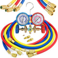 Air conditioning Refrigerant Charging Hoses with Diagnostic Manifold