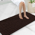 Smiry Bathroom Rugs Mat 47x20 - Soft Absorbent Chenille Bath Mat