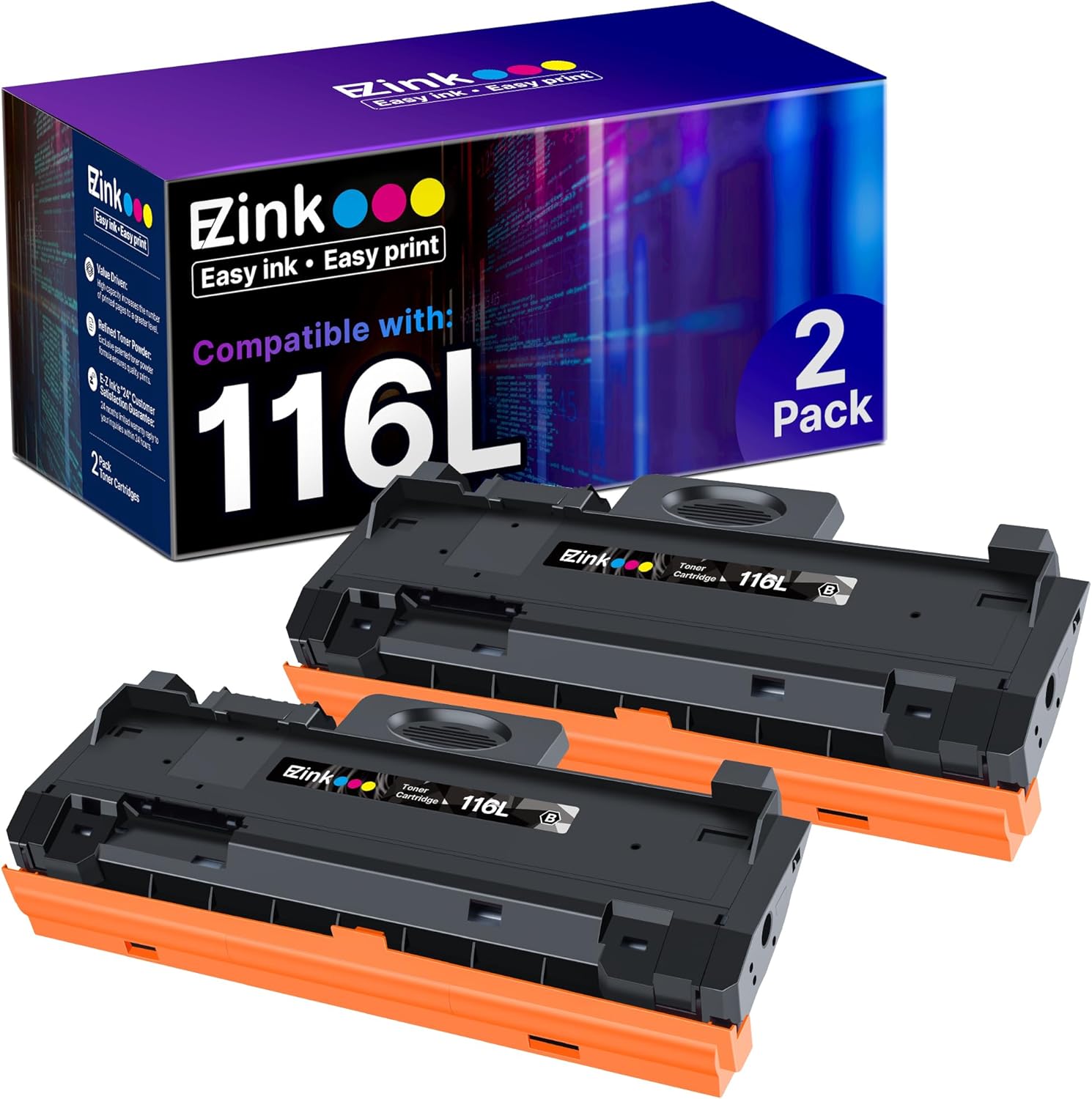 E-Z Ink Compatible Toner Cartridge for Samsung MLT-D116L Printers