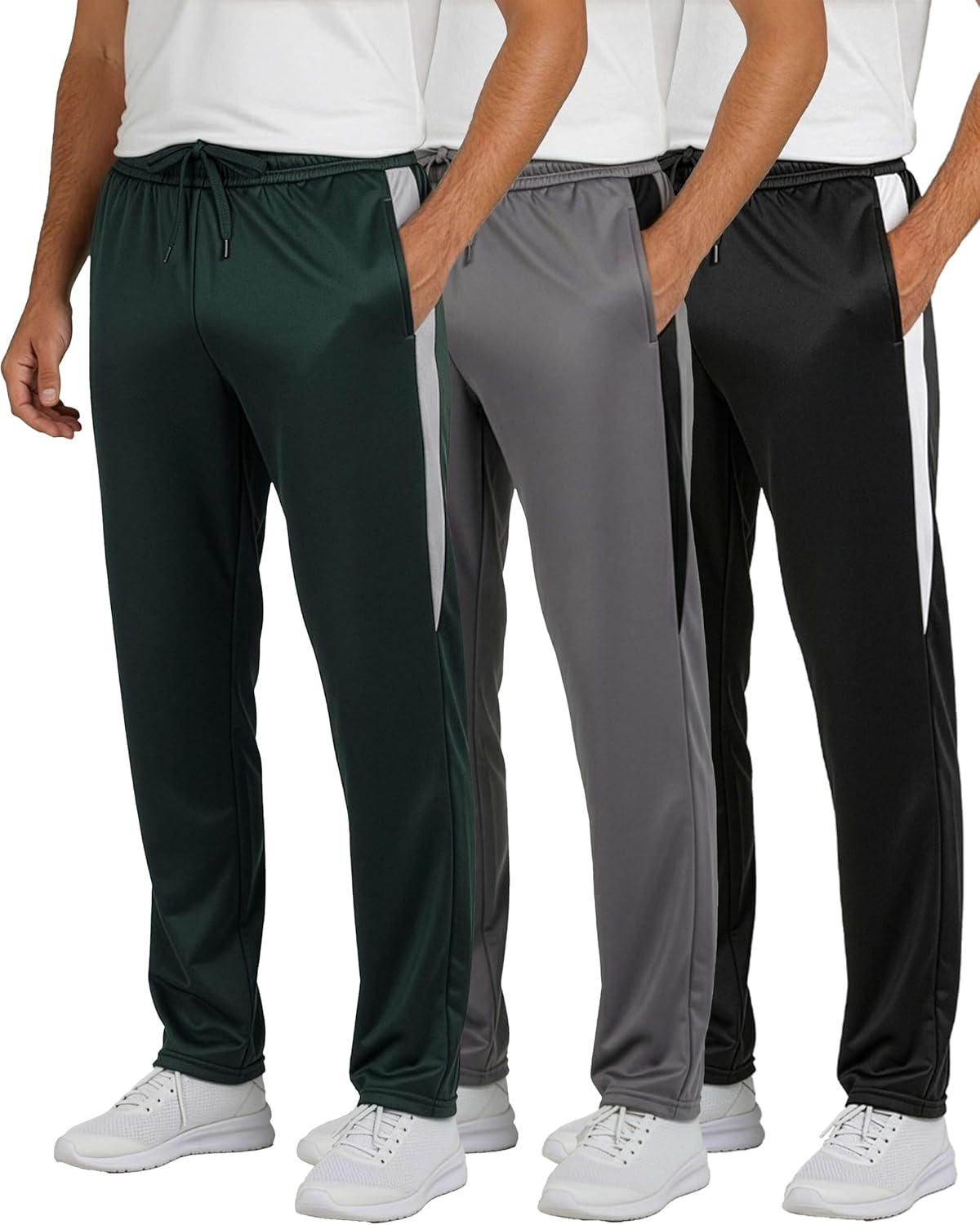 Real Essentials Mens Sweatpants for Workout, Running & Lounge