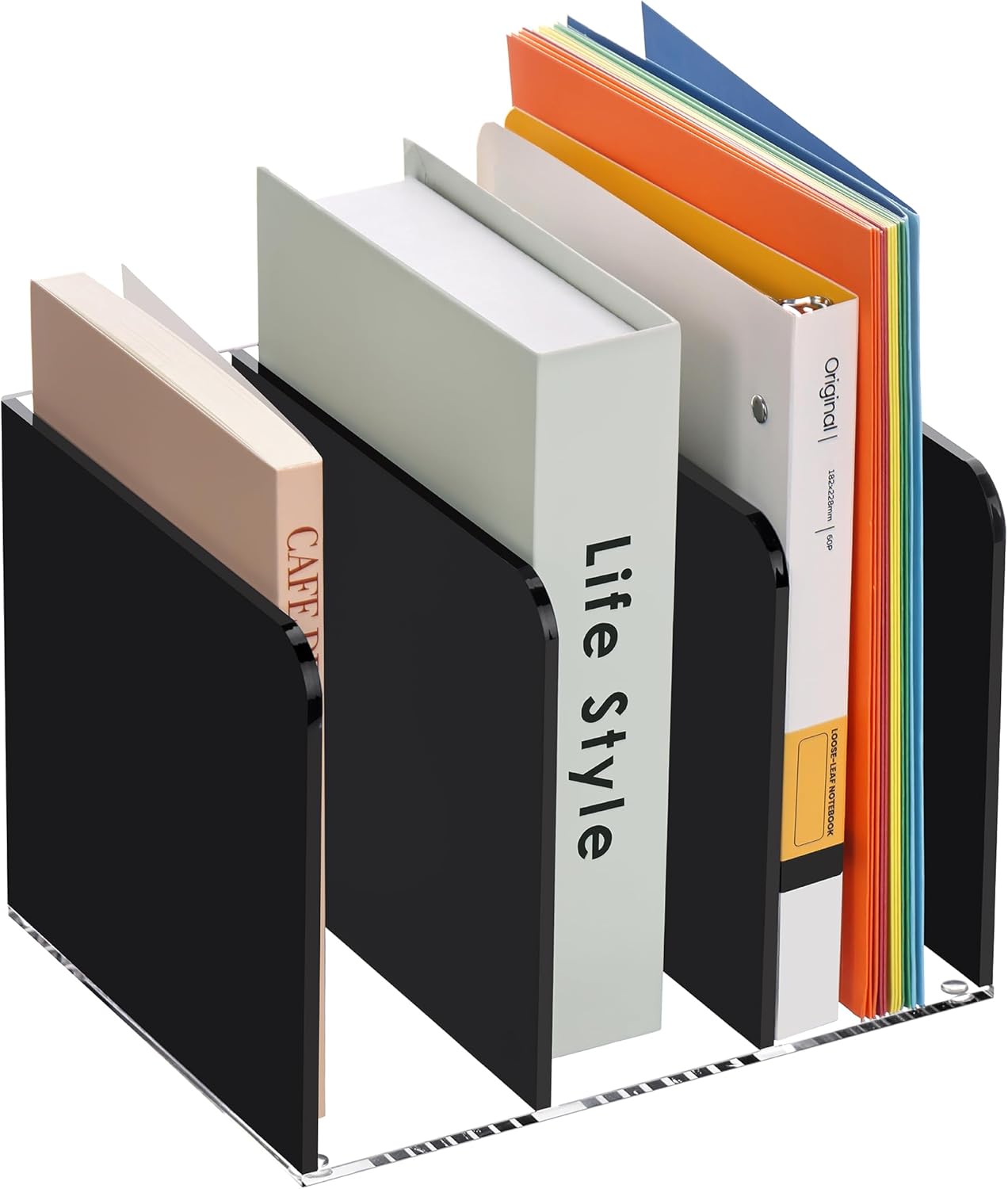 Acrylic Magazine Holder - Workspace Organizer