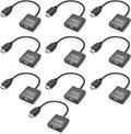 HDMI to VGA 10-Pack Adapter - Bulk 1080p Uni-Directional Converters