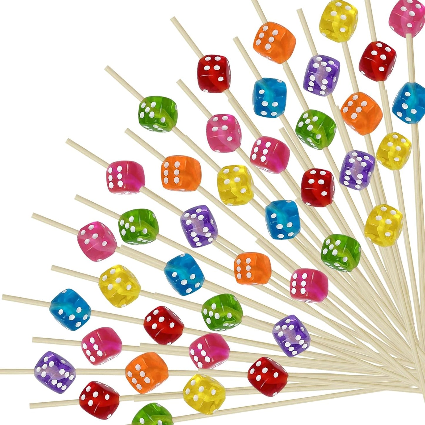 Augoog 200 Pcs Cocktail Picks - Decorative Skewers for Party Fun!