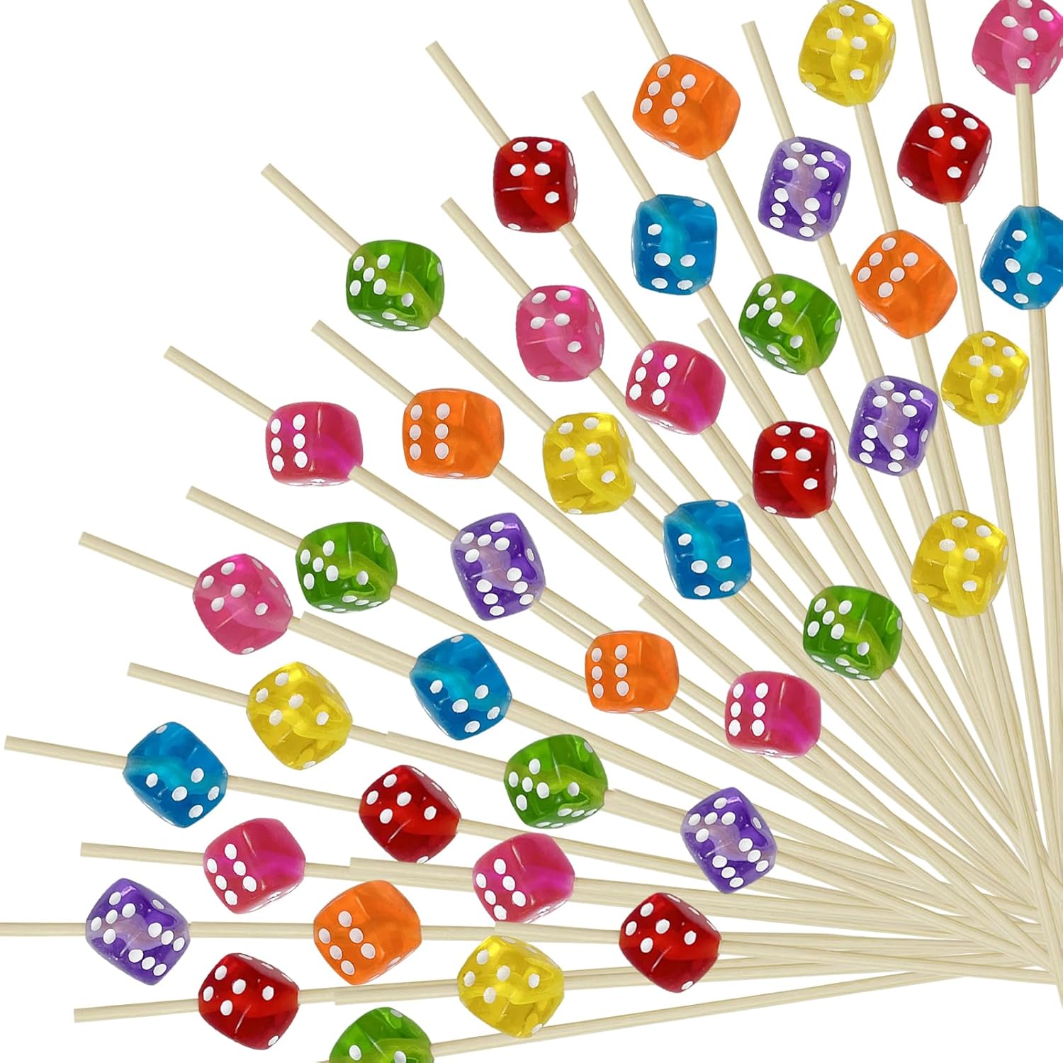 Augoog 200 Pcs Cocktail Picks - Decorative Skewers for Party Fun!