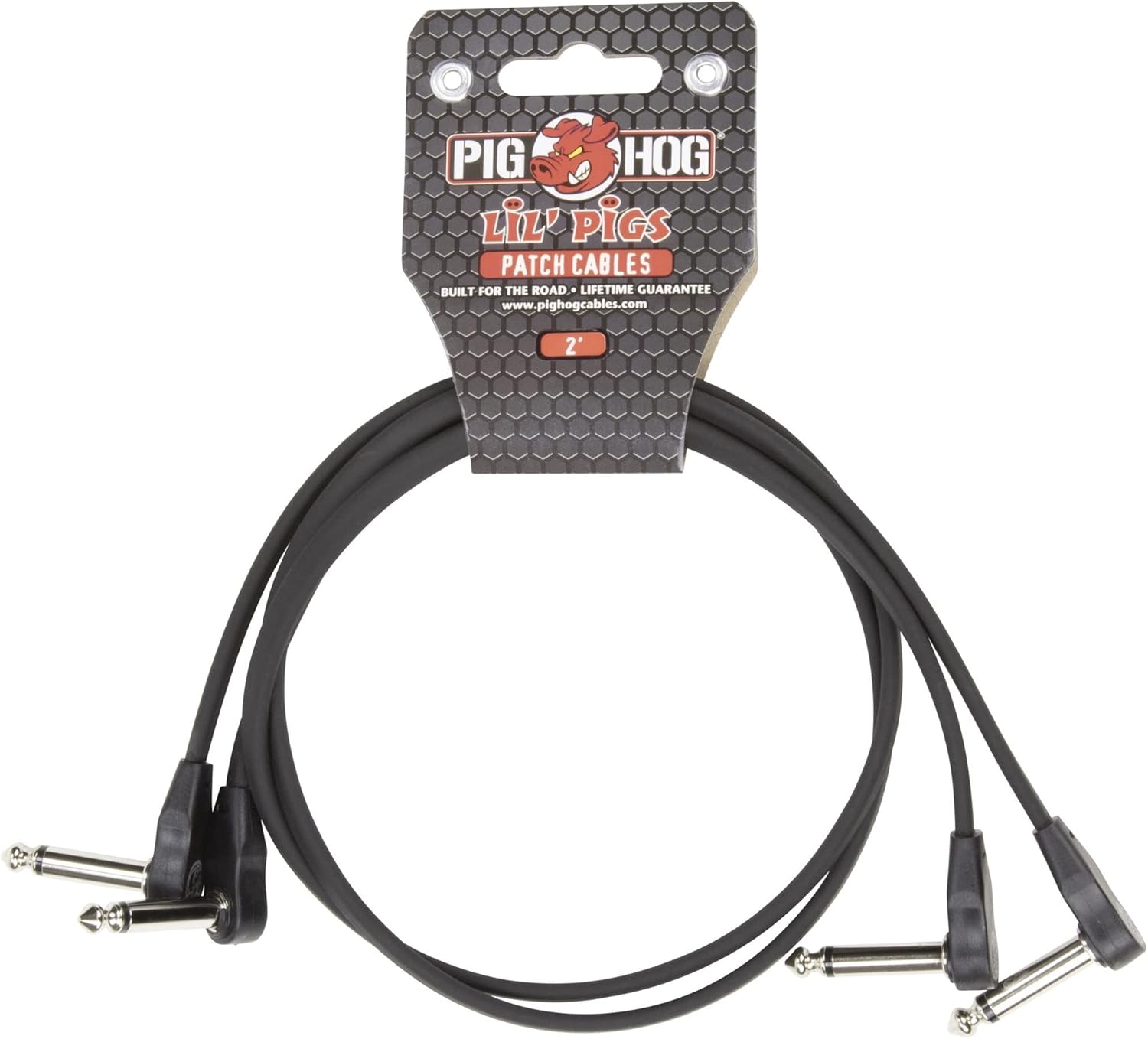 Premium Pig Hog Patch Cables - 2 Pack, 2 ft.