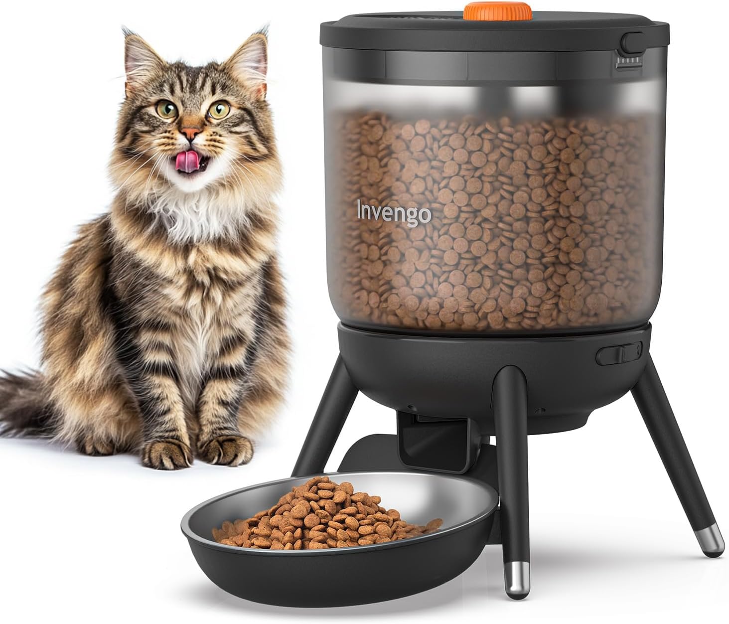 Automatic Cat Feeder with Timed Food Dispenser for Pets