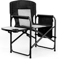 Camping Chairs Folding Directors Chair for Adults - Supports 450 lbs