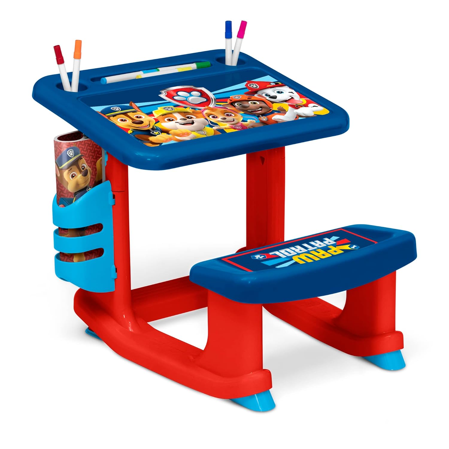 PAW Patrol Draw and Play Desk with Markers and Coloring Book