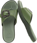 Dressy Orthotic Slides Womens Arch Support Sandals - Comfortable