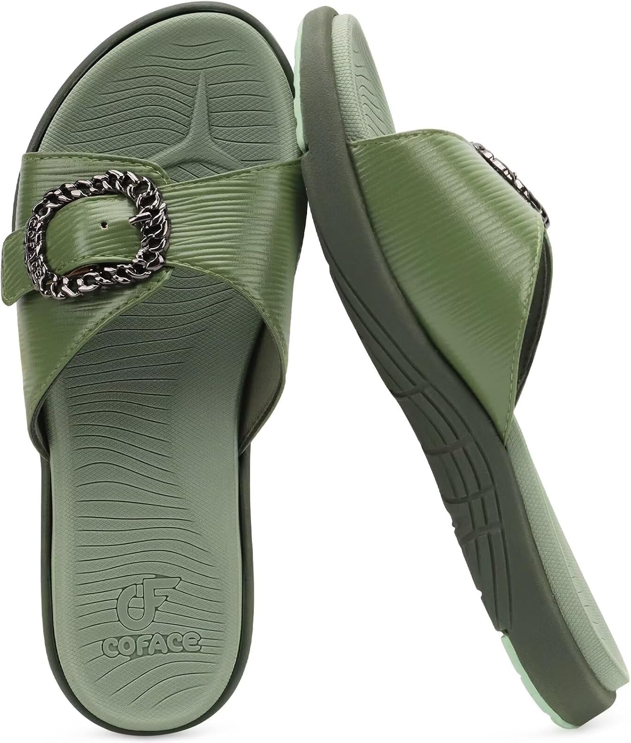 Dressy Orthotic Slides with Arch Support for Comfortable Walking