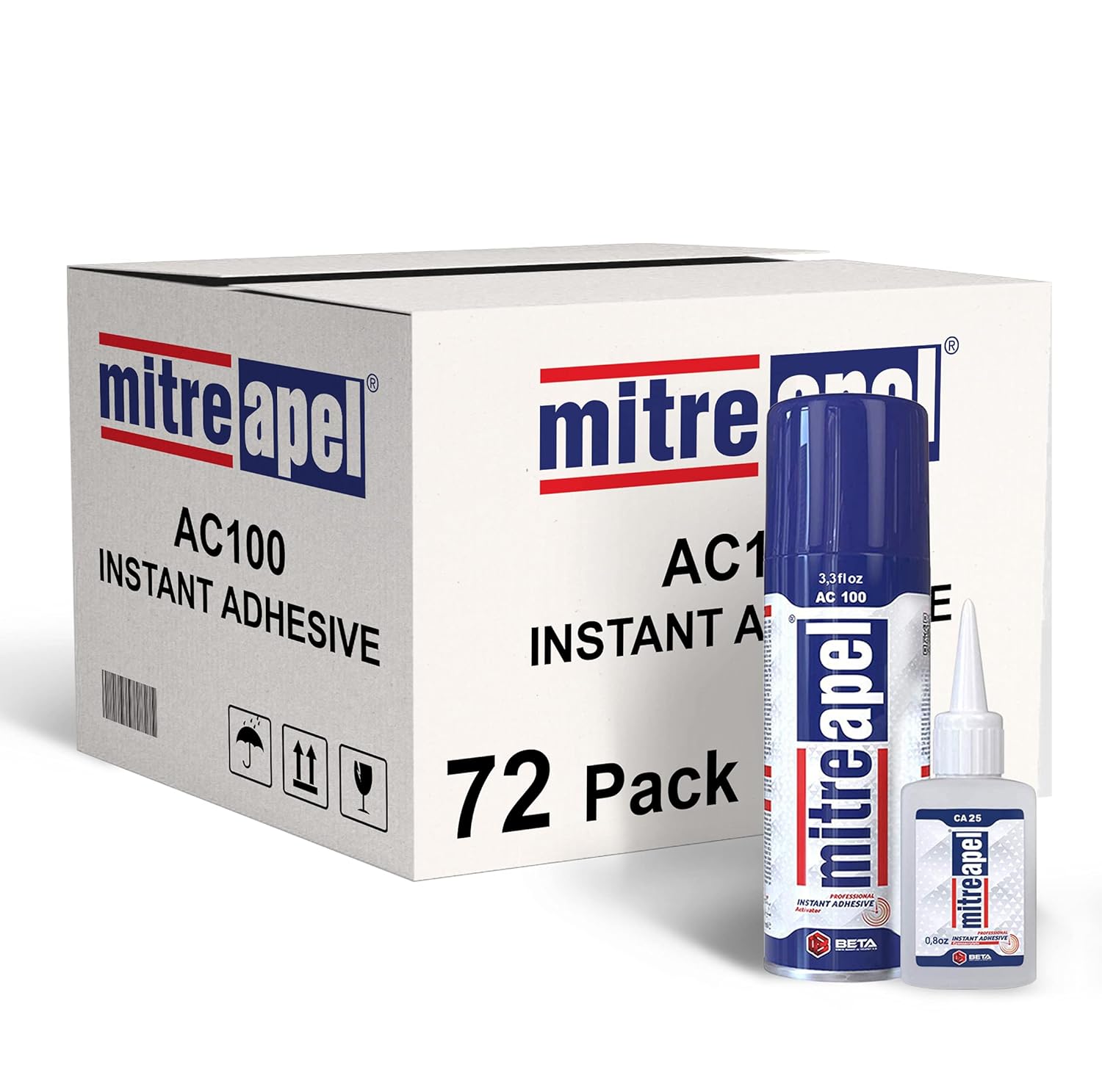 MITREAPEL Super CA Glue with Activator for Quick Bonding