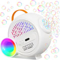 Bubble Machine for Kids with RGB Lights - Rechargeable Bubble Blower