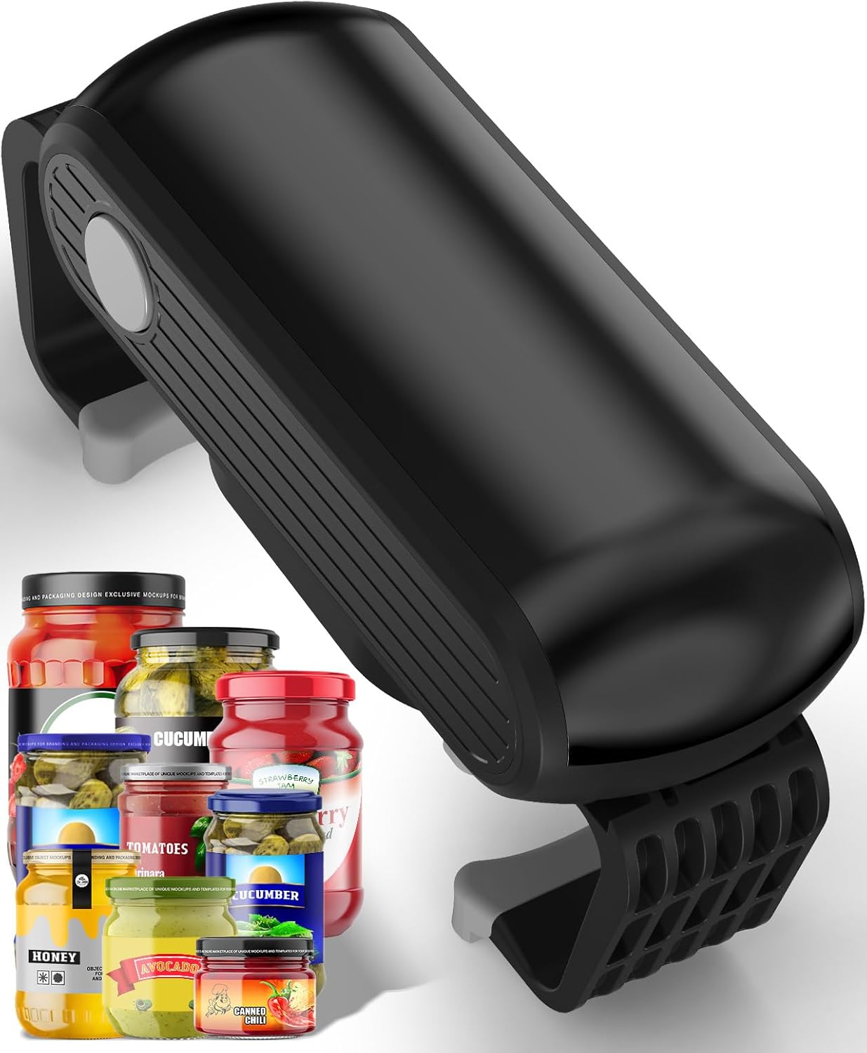 Effortless One Touch Electric Jar Opener for Seniors and Arthritis