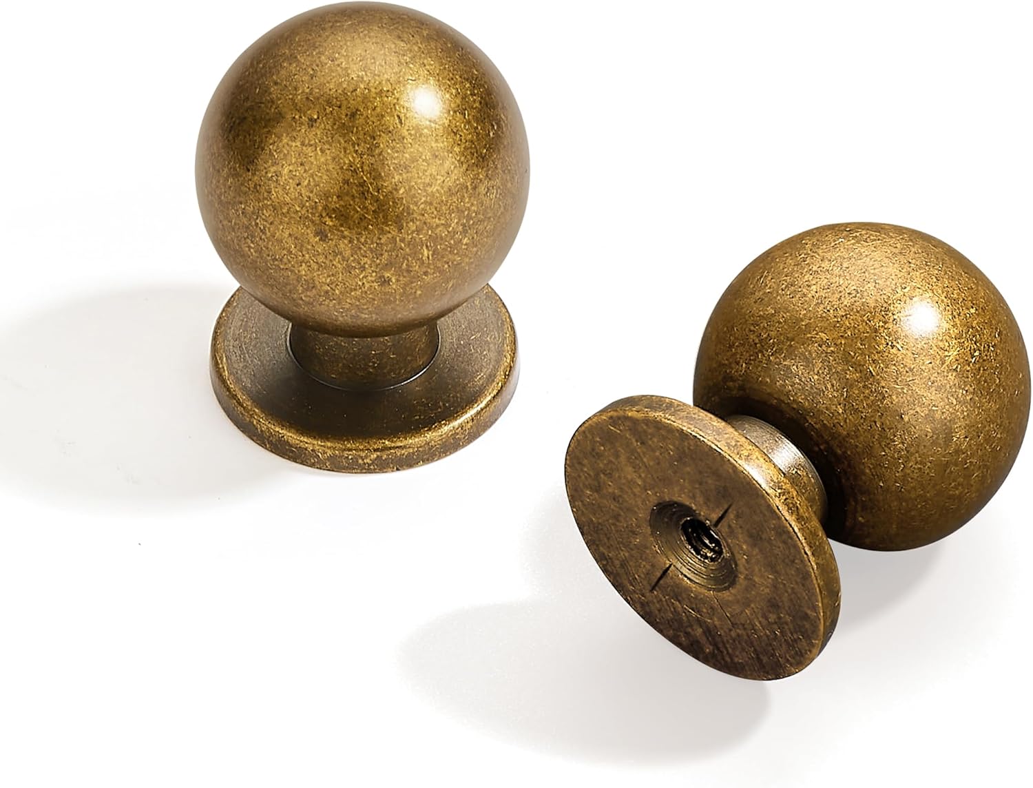 20 Pack 1 Inch Vintage Antique Cabinet Pulls for Modern Decor