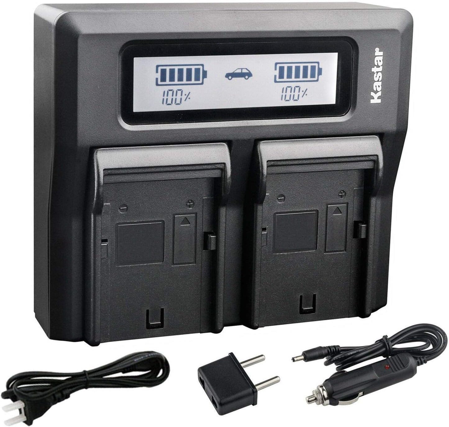 Kastar LCD Dual Fast Charger for Topcon Survey Instrument Batteries