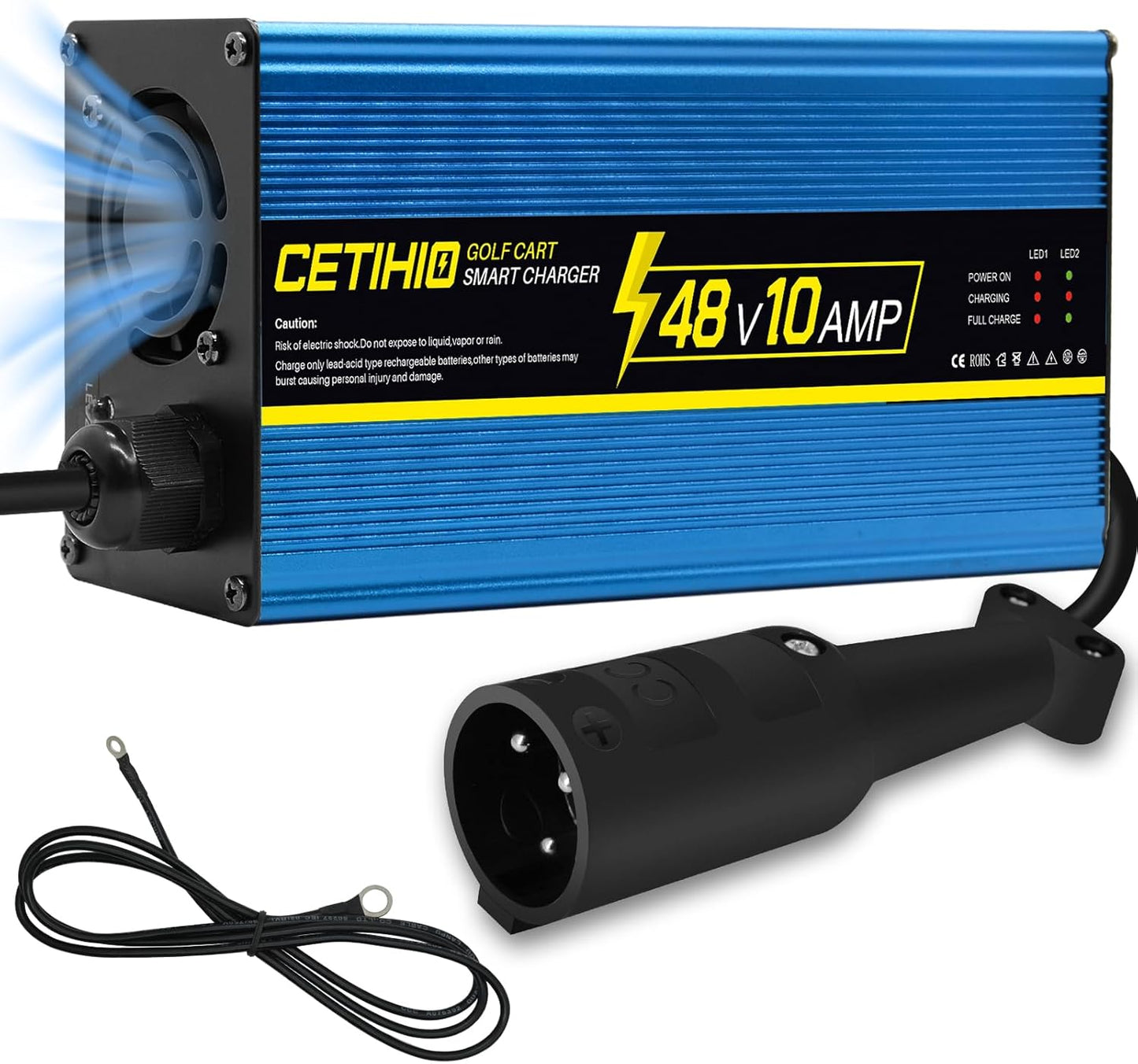 Smarter 48V Golf Cart Charger - Faster Trickle Charge 5.0!