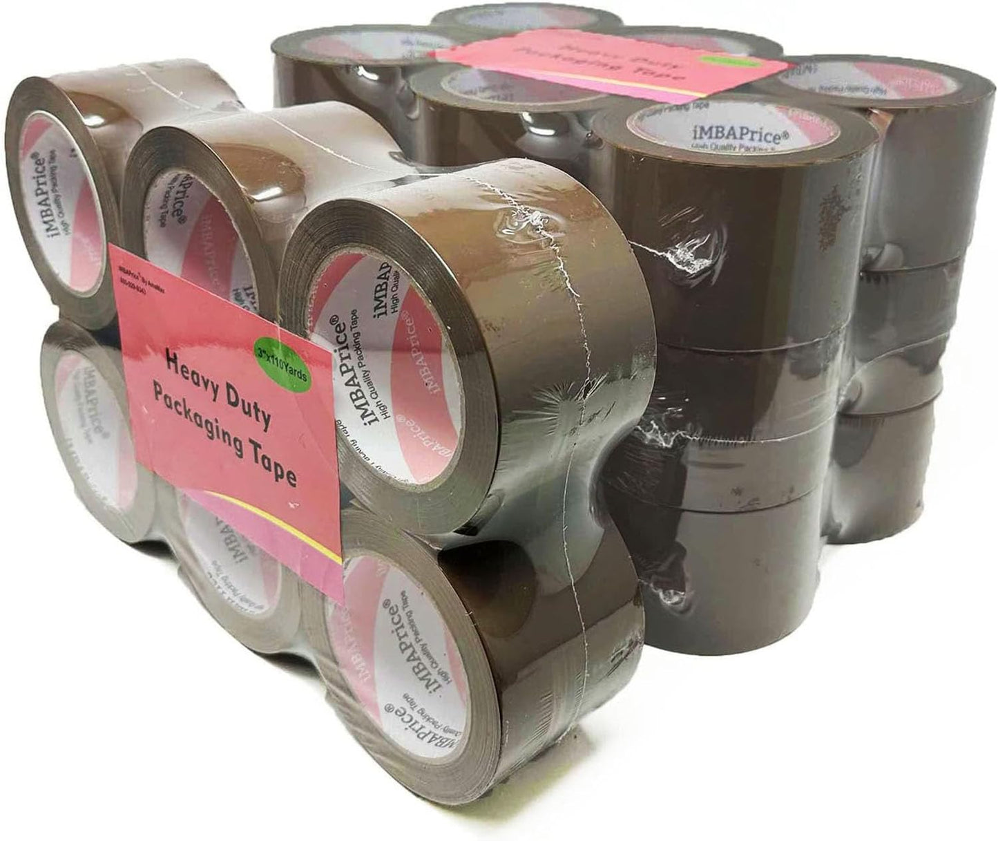 iMBAPrice 3-inches Heavy Duty Packing Tape for Shipping Needs