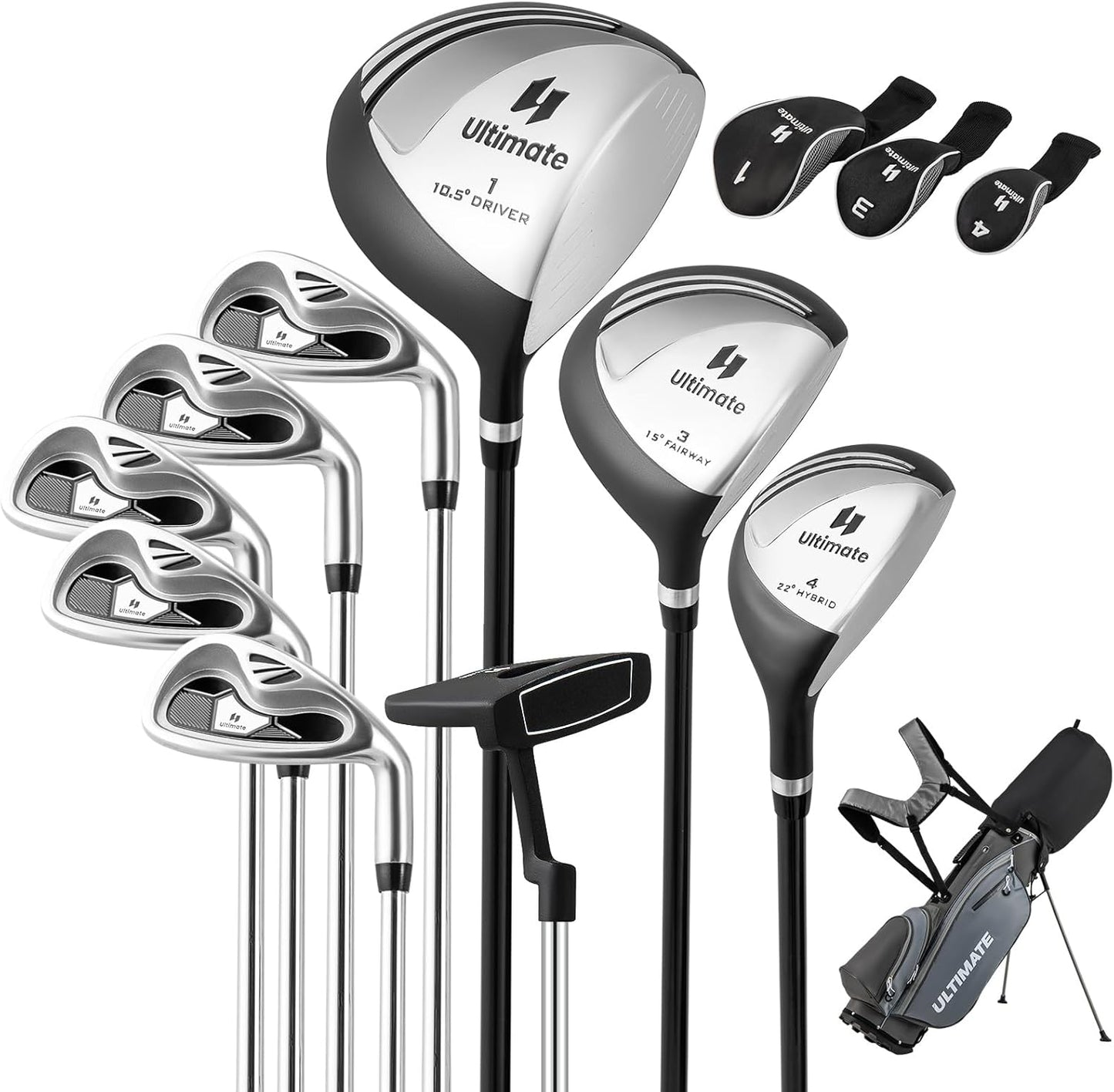 Complete Golf Clubs Set for Men with Premium Features