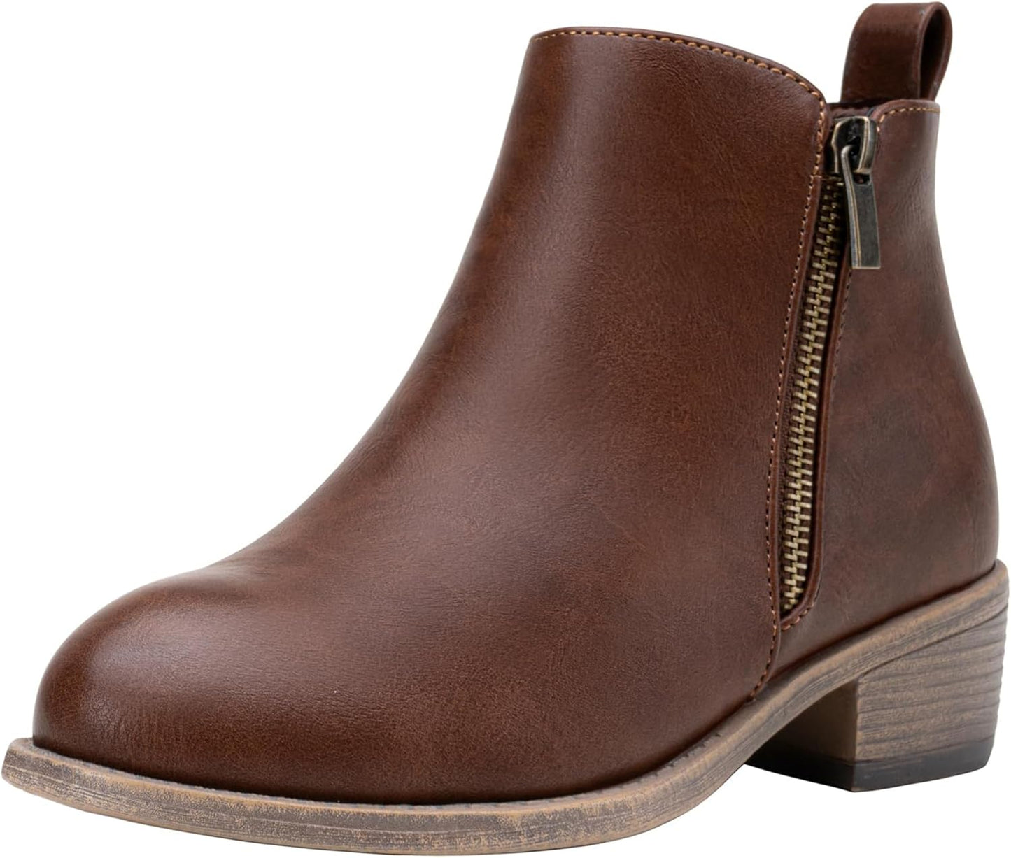 Jeossy Women's 905 Ankle Boots: Classic Low Heeled Booties