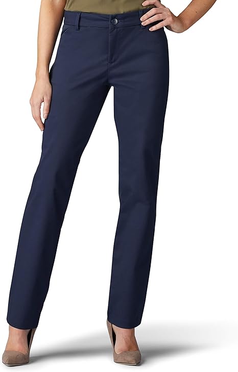 Lee Women's Wrinkle Free Relaxed Fit Straight Leg Pant Review