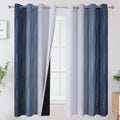 Estelar Textiler Ombre Blackout Curtains 52x63 in Panels - Full