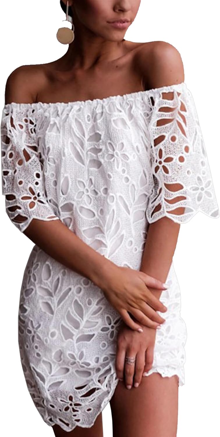 Elegant Off Shoulder Summer Dress for Women by PRETTYGARDEN