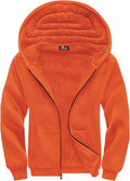 SCODI Hoodies for Men Full Zip Sherpa Lined Heavyweight Sweatshirt