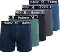 Hurley mens 5 Pack Stretch Boxer Briefs - Performance Comfort