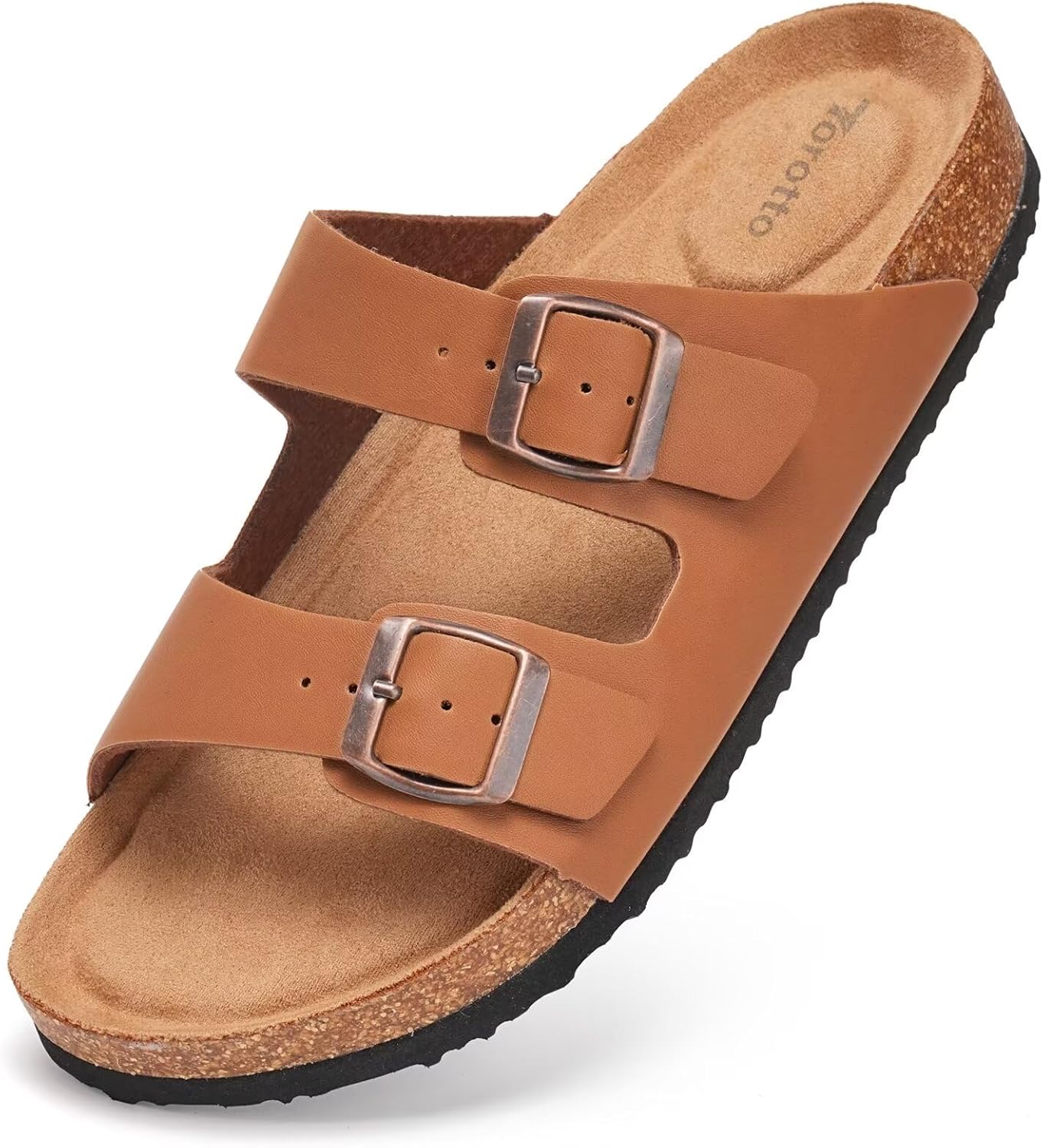 Torotto Mens Slides with Cork Footbed for Comfort and Style
