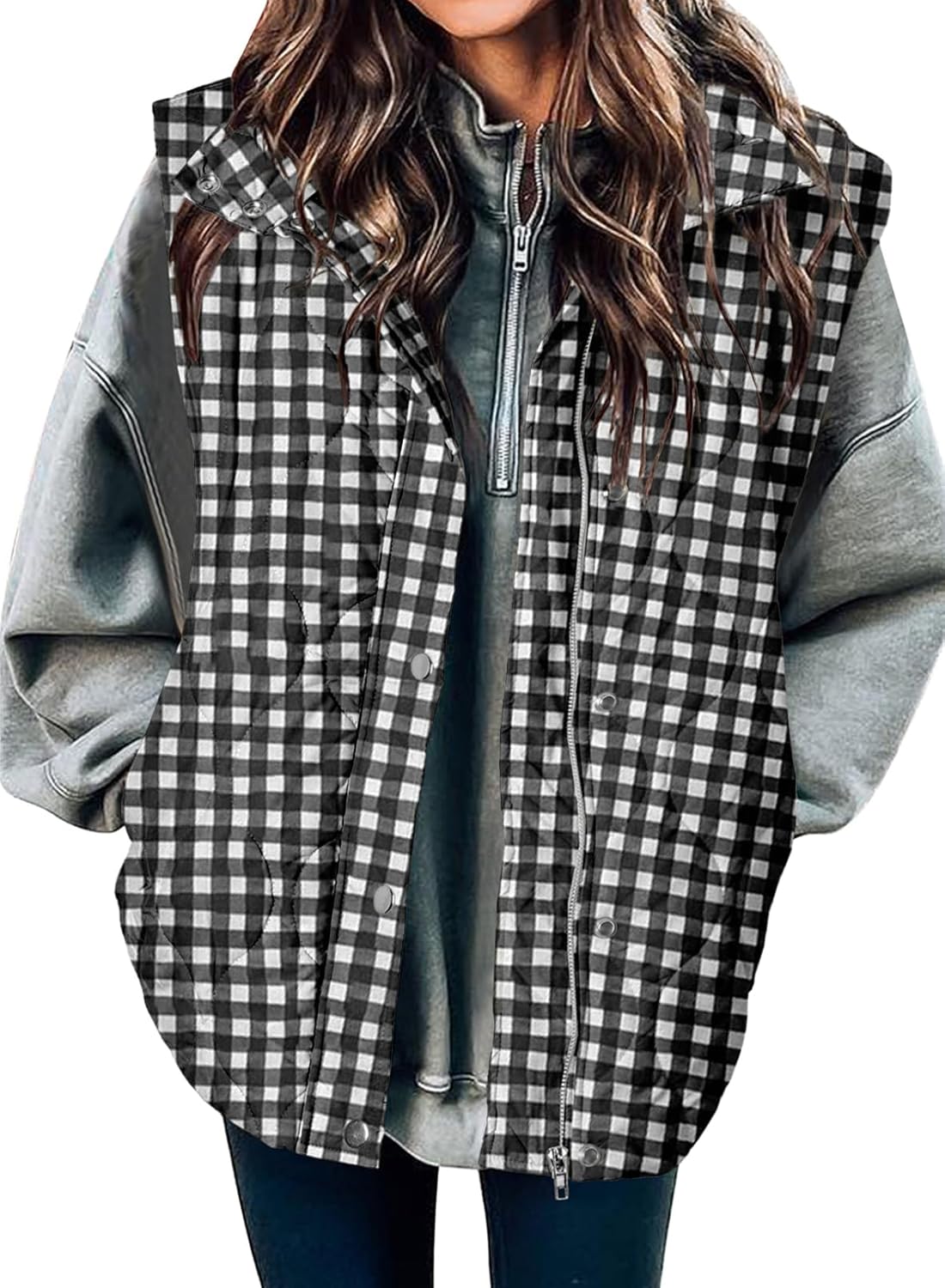 Lightweight Quilted Puffer Vest for Women - Stylish Fall Jacket