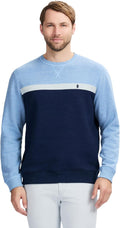 IZOD Men's Advantage Performance Crewneck Fleece Pullover - Layering
