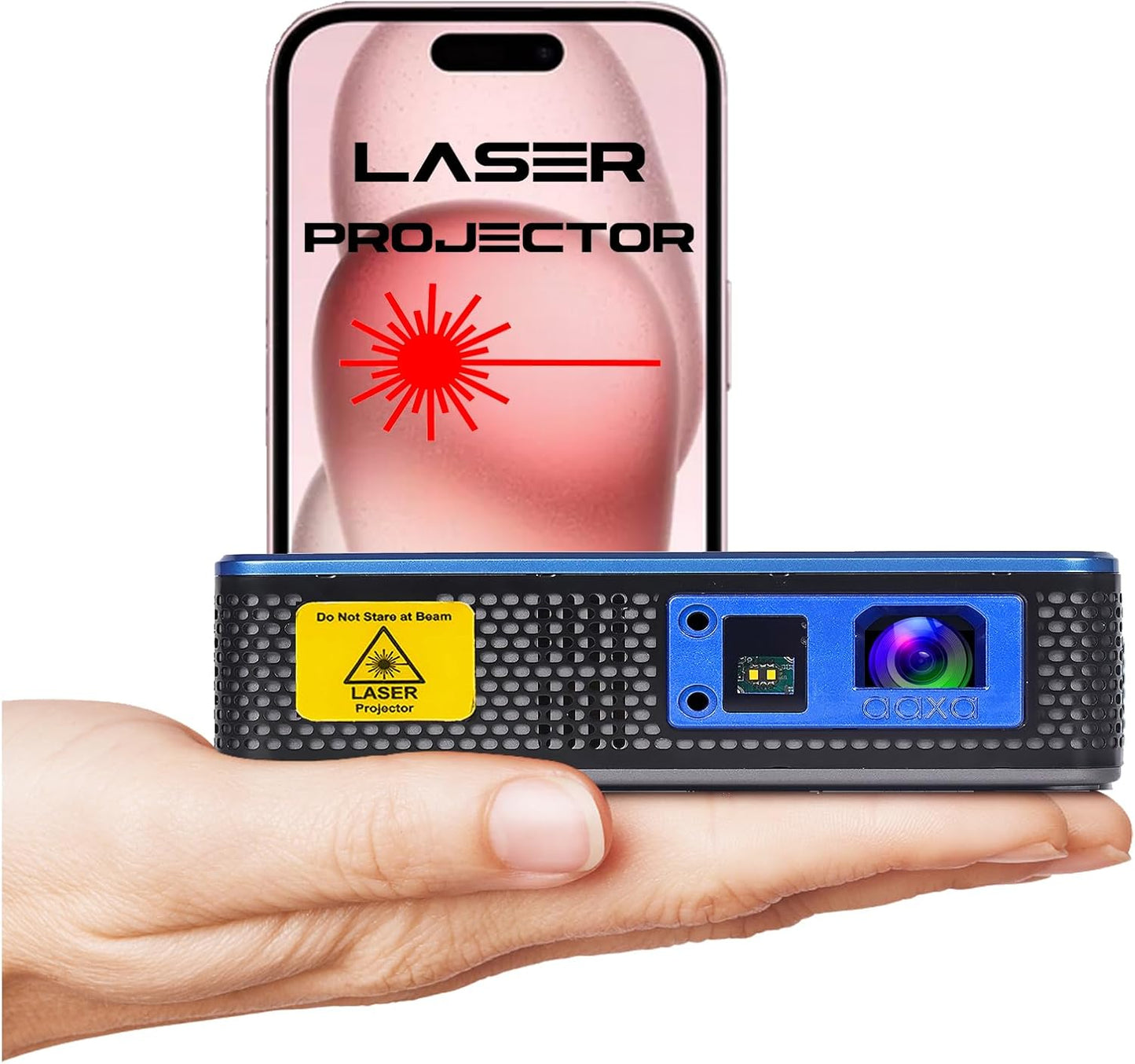 AAXA M8 2.5hr Battery Mini Projector - Ultra Bright 4K Quality
