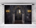 10x8ft Halloween Backdrop for Photography - Horror Moon Castle