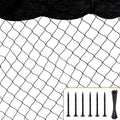 Bird Nets 25ftx100ft 1in Mesh Nylon Poultry Netting - Heavy Duty