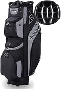 Yovital 14 Way Golf Cart Bag with Cooler and Rain Hood Design