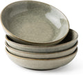 AmorArc 8.5ft Large Pasta Bowls Set of 4 - 36oz Stoneware
