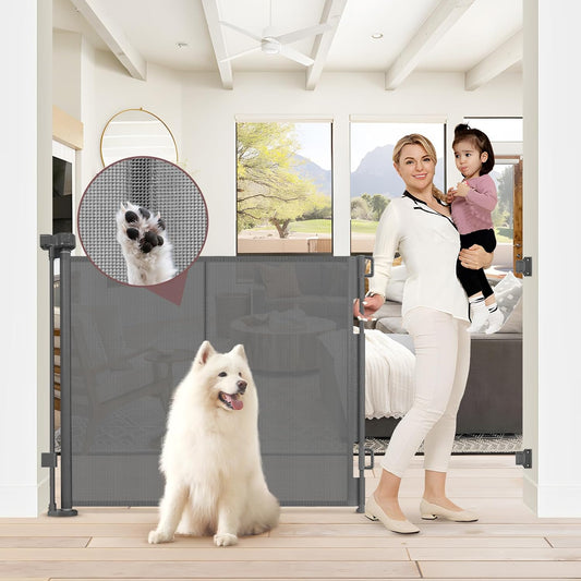 GRENFU 41 Inch Extra Tall Retractable Baby Gate Review