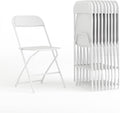 Flash Furniture Hercules Set of 10 Folding Plastic Chairs - Durable
