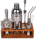 Vabaso Professional Stainless Steel Cocktail Shaker Set