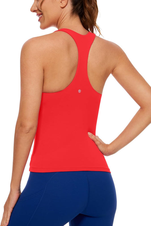 CRZ YOGA Butterluxe Workout Racerback Tank Tops for Women